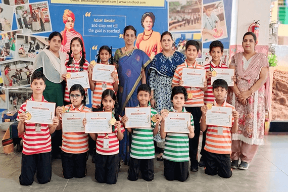 Varya Mishra,, K. Hetvi, Geevika,, L. Vinisha, Hanvika Reddy, Avanthika of Class V, and G. Tanmai of Class IV participated in Kuchipudi Kala Vaibhavam–2, organised as an attempt to register a Guinness World Record.